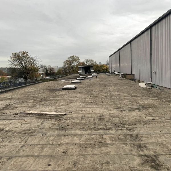 clean roof after soil and moss removal